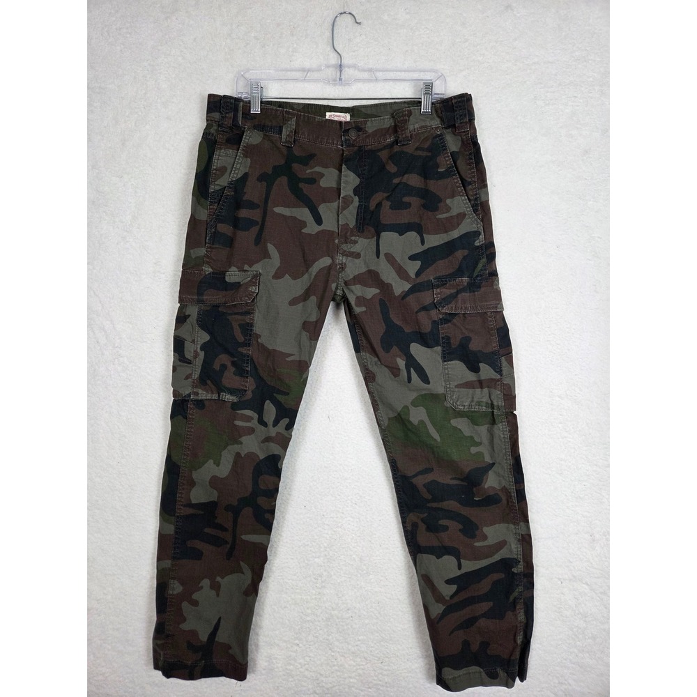 Levis Mens Hybrid Camo Cargo Pants 36x28 Tapered Woodland Gorpcore‎
